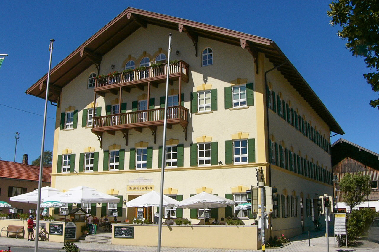 Alte Fassade - Gasthof zur Post in Grassau
