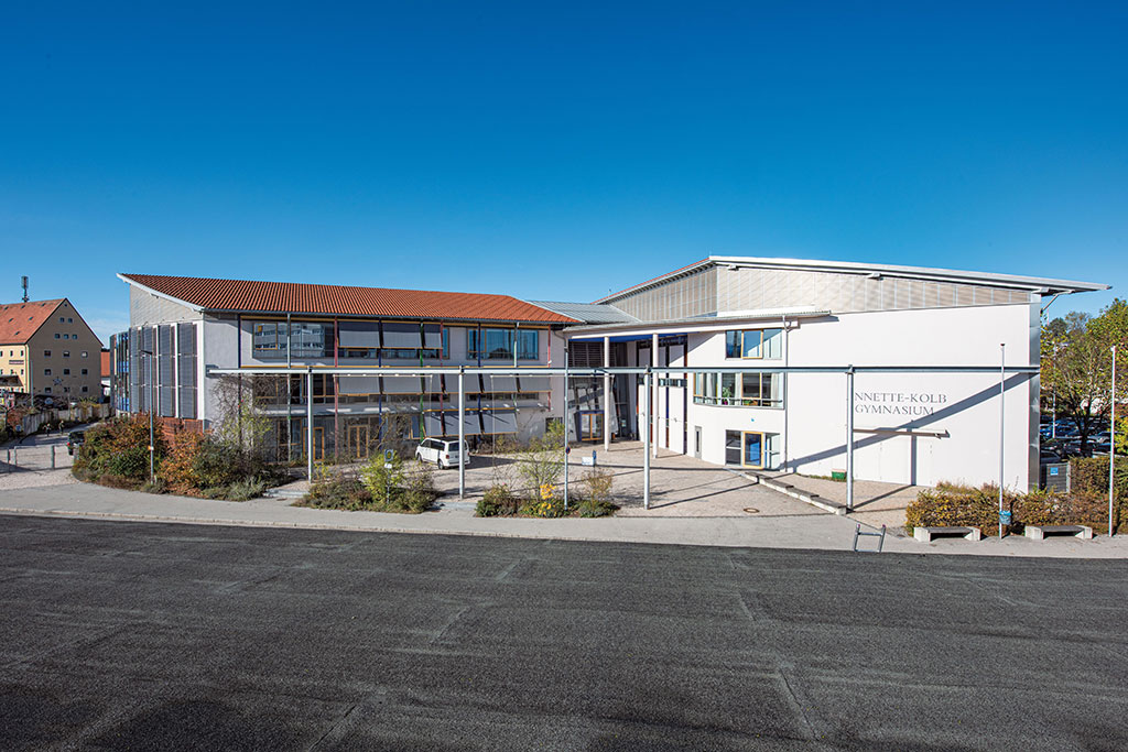 AKG Annette Kolb Gymnasium in Traunstein - Haupteingang