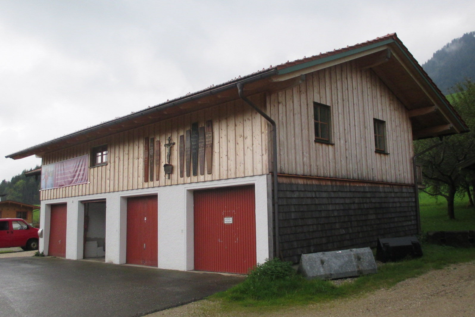 Aufstockung einer Garage