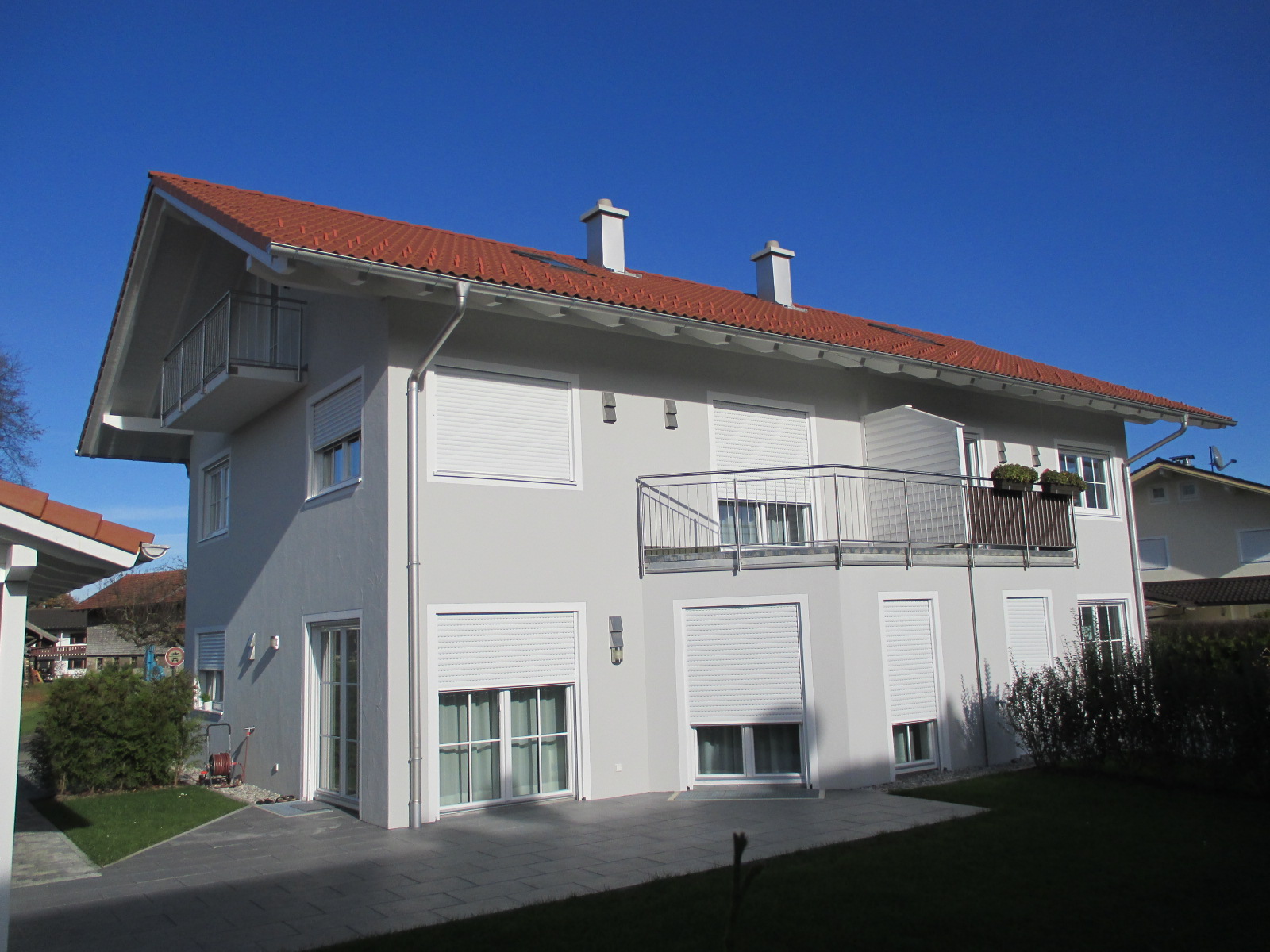 Modernes Doppelhaus