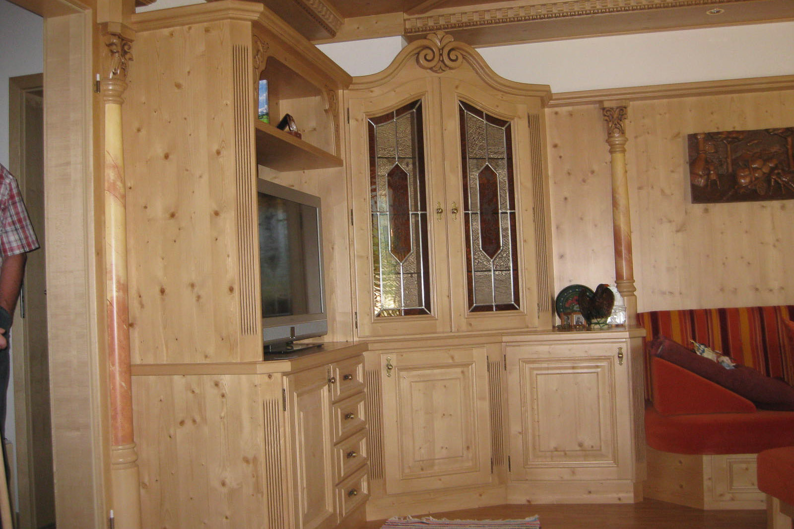 Einbauschrank, Vitrine