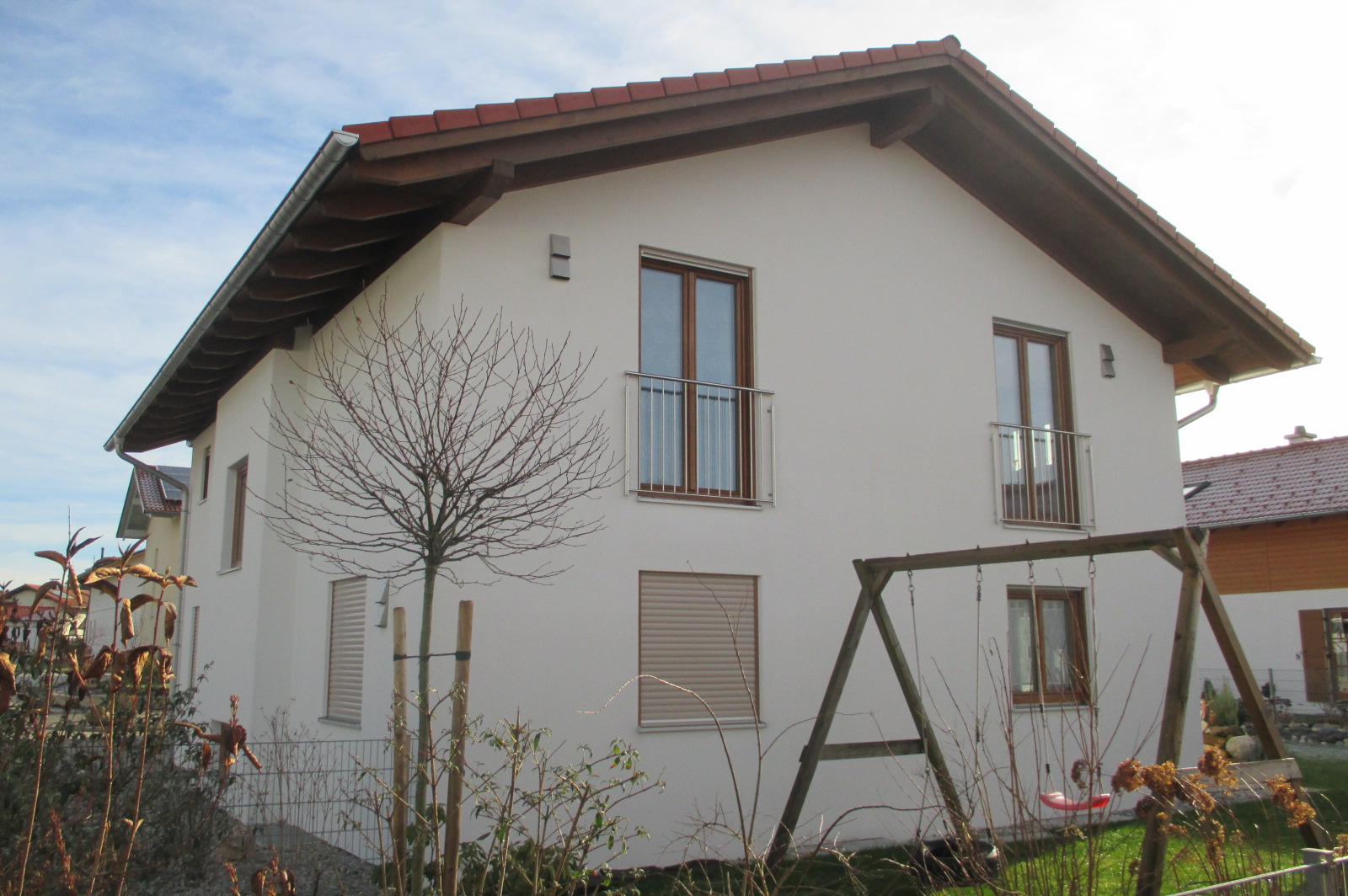 Einfamilienhaus mit franz. Balkongeländer