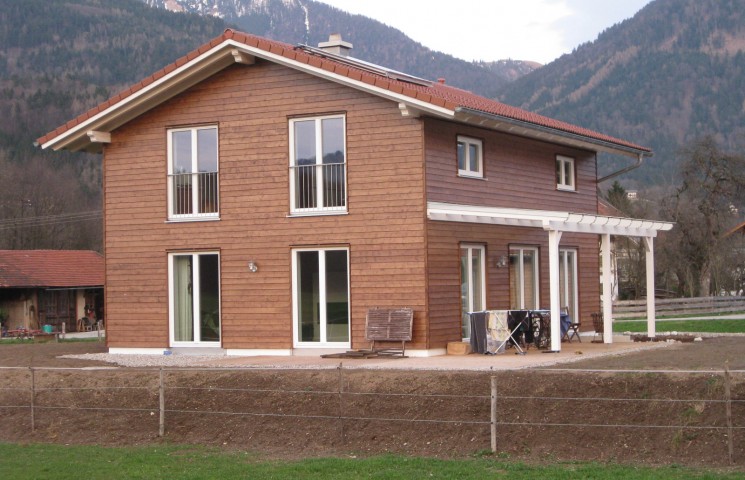 Einfamilienhaus mit Holzfassade
