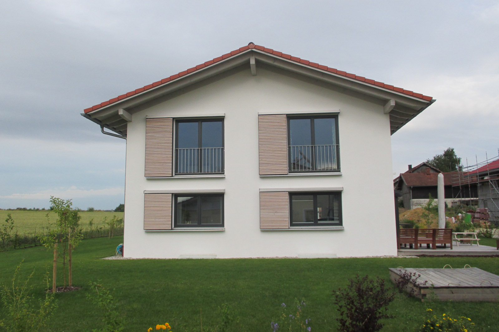 Einfamilienhaus - Schiebeläden