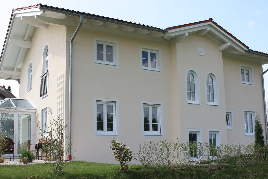 Einfamilienhaus mit Glasvorbau
