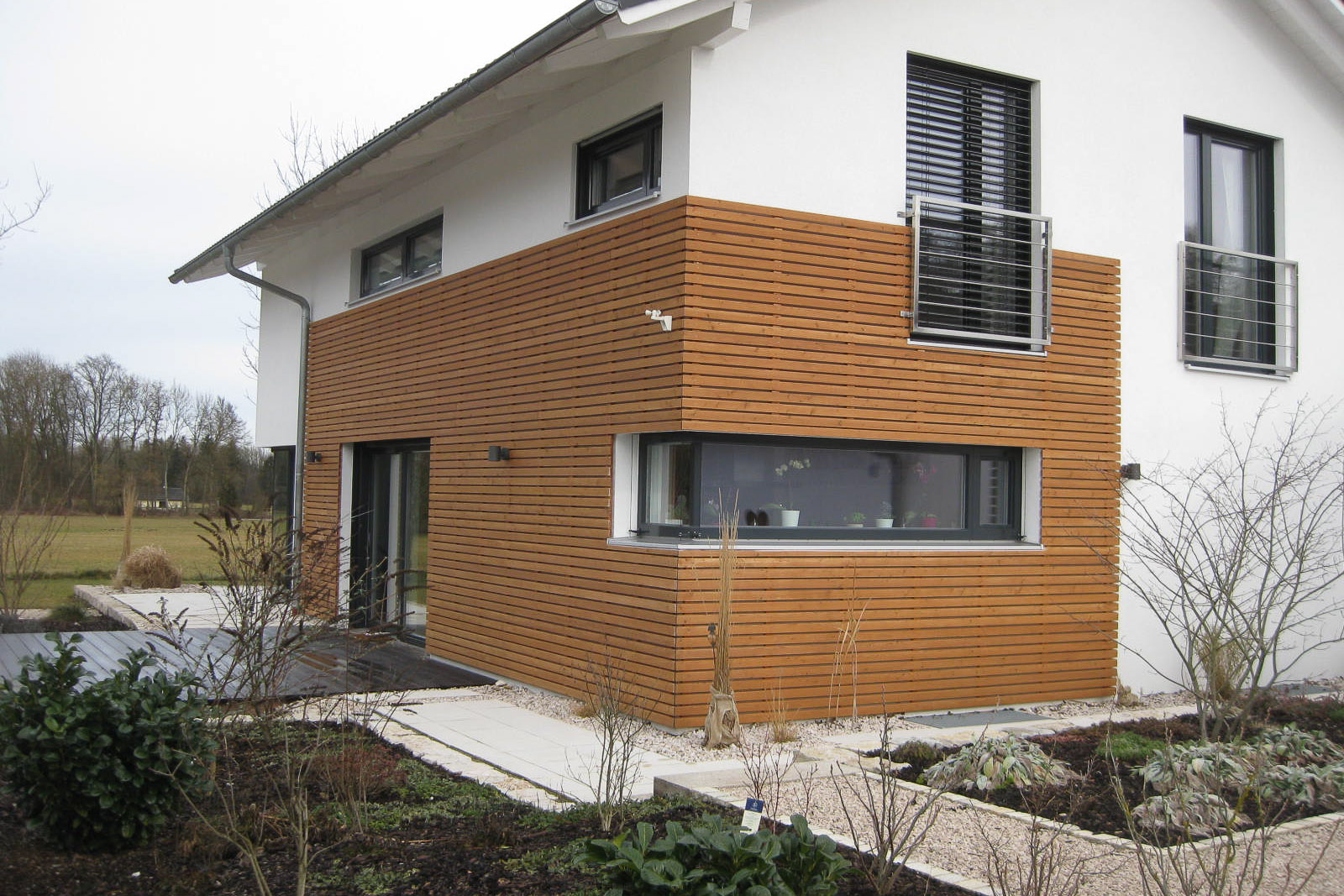 Einfamilienhaus mit Holzfassade