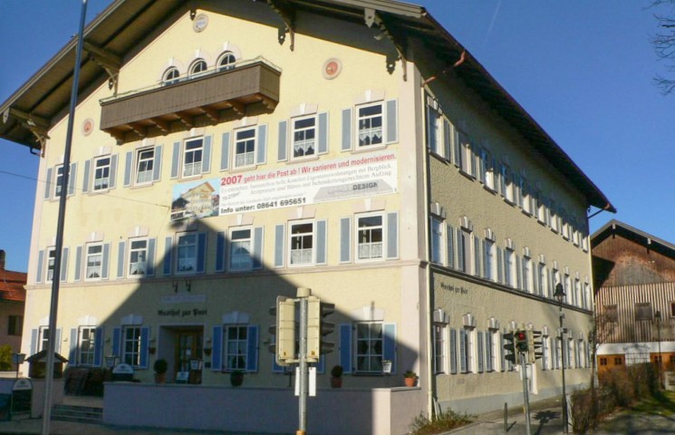 Alte Fassade - Gasthof zur Post in Grassau