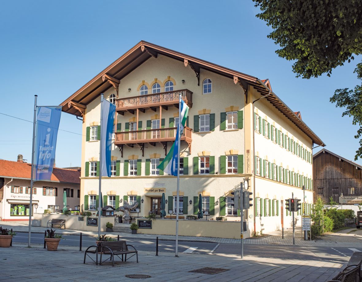 Alte Fassade - Gasthof zur Post in Grassau