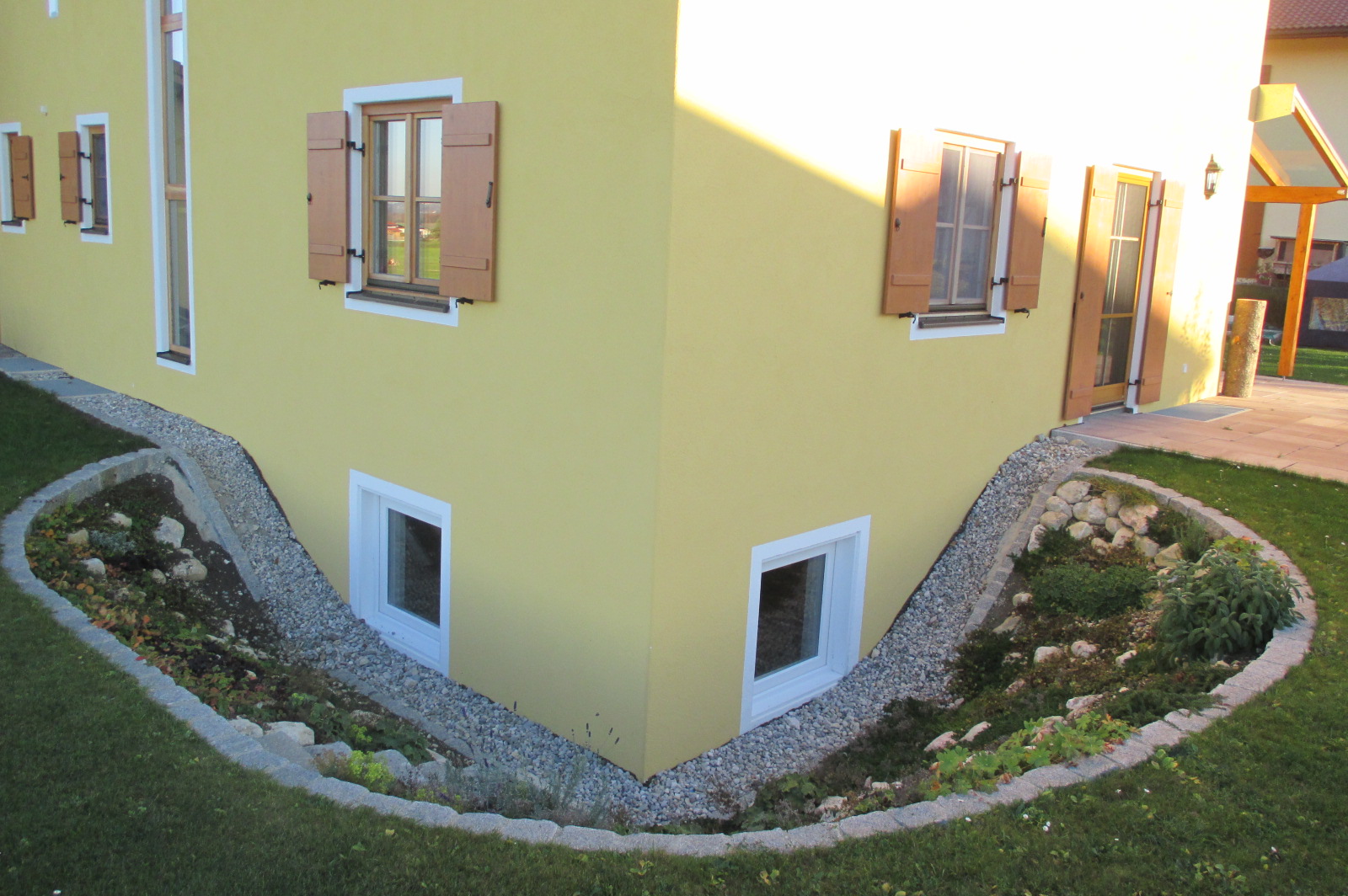 Einfamilienhaus mit Lichtgraben