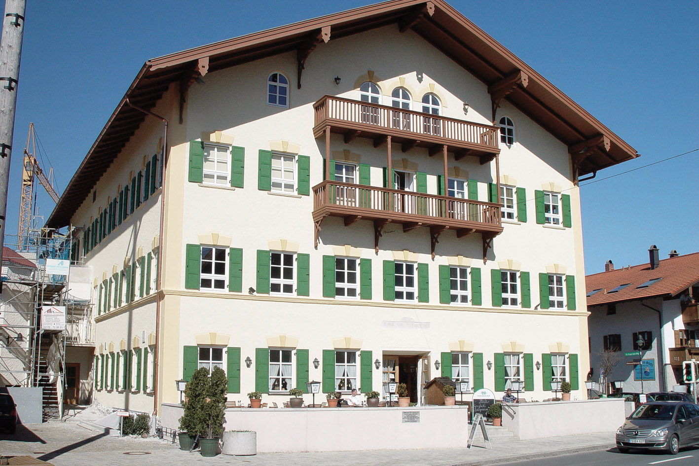 Alte Fassade - Gasthof zur Post in Grassau