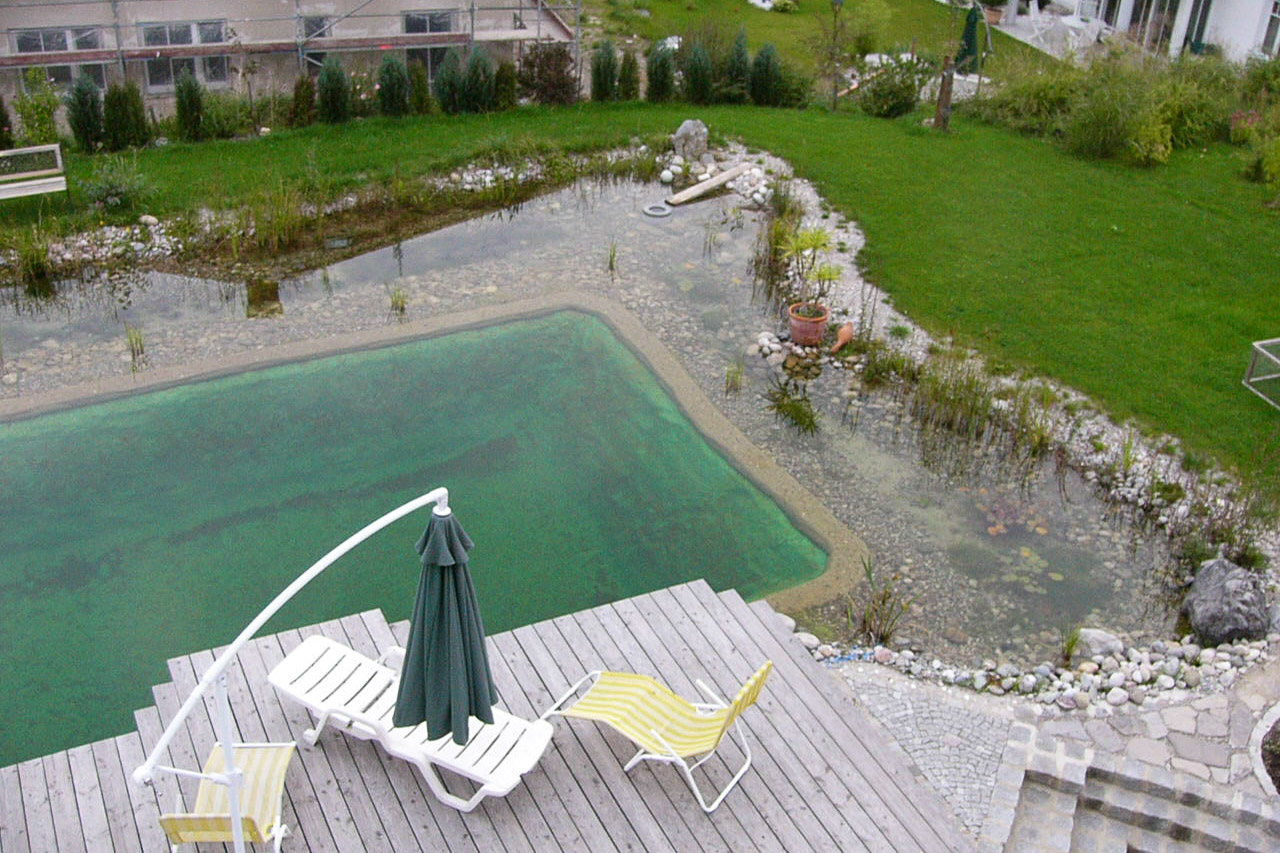 Schwimmteich - Stadtvilla