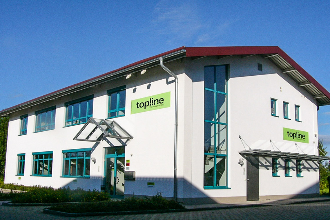 Topline Bürosysteme Firmengebäude in Traunstein