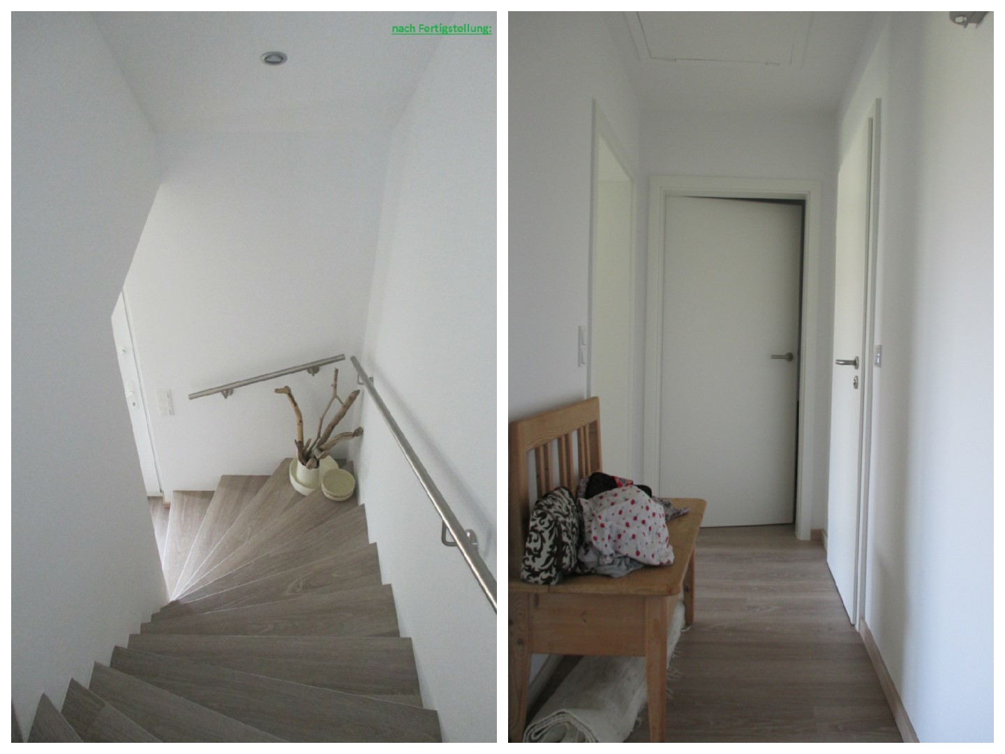 Wohnhaus während der Renovierung.
