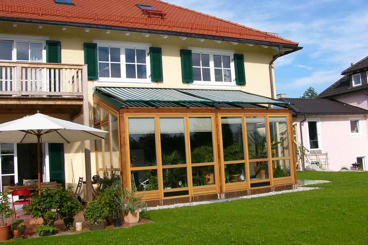 Wintergargten mit Abschattung - Stadtvilla
