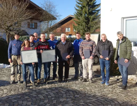 Langjährige Mitarbeiter geehrt