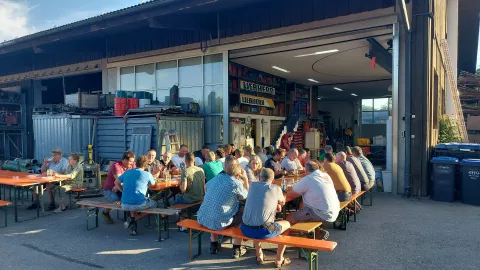 Werkstatt Grillfeier
