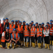Gruppe Brenner-Basis-Tunnel-Führung